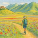 itinerario trekking semplice per castelluccio di norcia